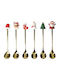 Brandani Set Ornamente de masă de Crăciun 6buc