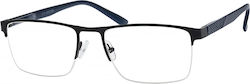 Brilo Herren Lesebrille +2.50 in Schwarz Farbe ...