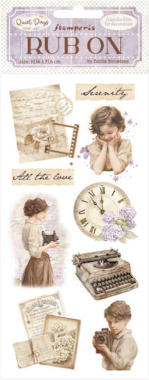 Халкомании Rub-on 10.16×21.6см Stamperia Quiet Days Vintage Съкровища
