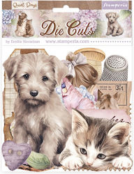 Die Cuts Stamperia Zile Liniștite