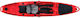 Aquacenter KAY05400-010 Angeln 1 Person Rot