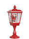 Decorative Single Lantern Light Music & Snow Ip44 27x27x70cm L26900
