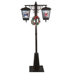 Decorative Double Lantern Light Music & Snow Ip44 81x40x188cm L26906