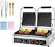Vevor Commercial Double Sandwich Maker 3600W