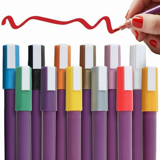 Acrylmarker 4mm Multicolor 12Stück