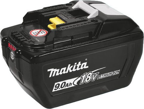 Makita Werkzeugbatterie Lithium 18V mit Kapazität 9Ah