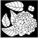 Thick Stencil Stamperia 12x12cm Quiet Days Orchid
