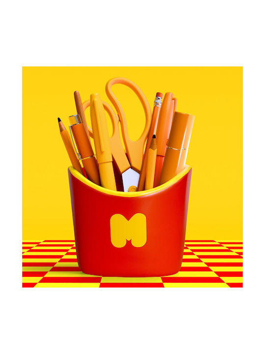 Mustard Fries 'n Scribes 10 Cm x 8 Cm Bürodekoration Zubehör