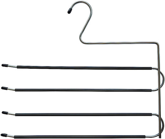 HANGERHUB Umeraș pentru Dulap Pliabile pentru pantaloni Metal 5buc HANGERHUB Umeraș pentru Dulap Pliabile pentru pantaloni Metal 5buc