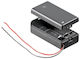 9V Battery Holder Switch Free Cable Ends Waterproof 48171 Goobay
