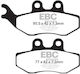 Τακακια Ebc Supra100 Kriss115 Kristar Zx130 Kazer115 Vf125 Sfac 197