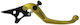 Shark Racing Motorcycle Brake Lever K-type Adjustable Gold I-00000610
