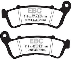 Τακακια Ebc Cb600f 07-13/xlv700 08-11/xlv100 04-11 Εμπρος Sfa 388 Hh