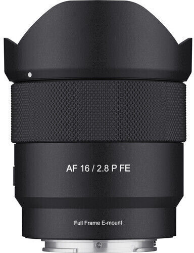 Samyang Full Frame Camera Lens AF 16mm f/2.8 P FE Ultra-Wide Zoom for Sony E Mount Black
