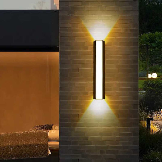 Lightplanet Lumină de exterior montată pe perete LED IP65 7W cu Alb Cald Lumină