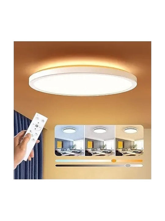 Lightplanet Rotund În aer liber Panou LED Putere 24W cu Alb Rece Lumini
