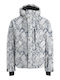 Jack & Jones 12284649 Ανδρικό Μπουφάν για Σκι & Snowboard Λευκό