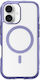 Laut Crystal Matter Silicone Plastic Purple Back Cover for iPhone X / Xs