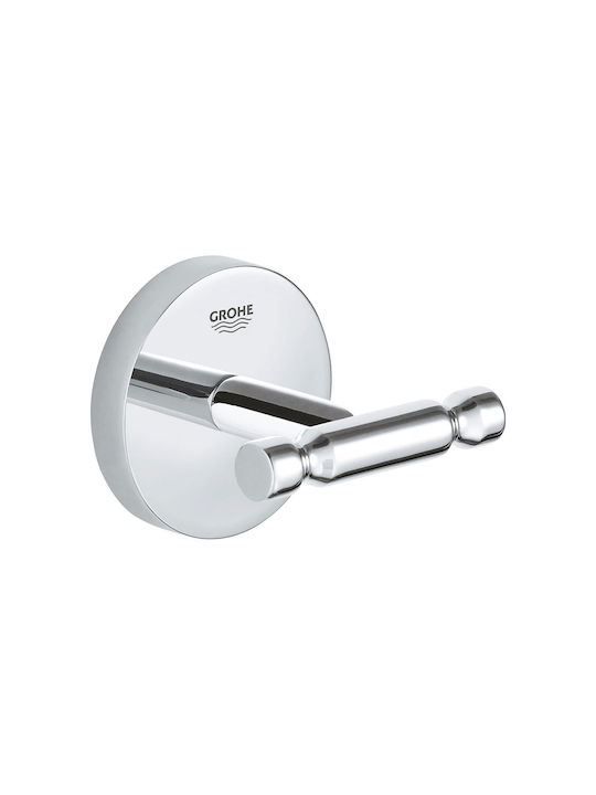 Grohe Двойна Кука За Банята С Винтове Сребриста