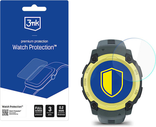 3MK Watch Protection Flexibleglass Tempered Glass pentru Garmin Instinct E 40mm 3buc