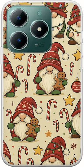 Festive Friends Gnome Realme C61 Flexible TPU Transparent Silicone