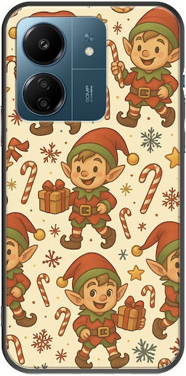 Festive Friends Elf Xiaomi Poco C65 Black TPU Black Silicone