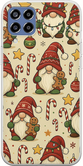 Festive Friends Gnome Samsung Galaxy M33 5g Гъвкав TPU Прозрачен Силикон