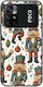 Festive Friends Nutcracker Xiaomi Poco M4 Pro 4g Black Tpu Μαύρη Σιλικόνη