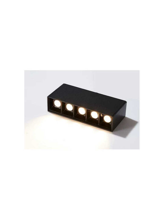 Lightplanet LED Alb Natural Spot în Culoare Negru