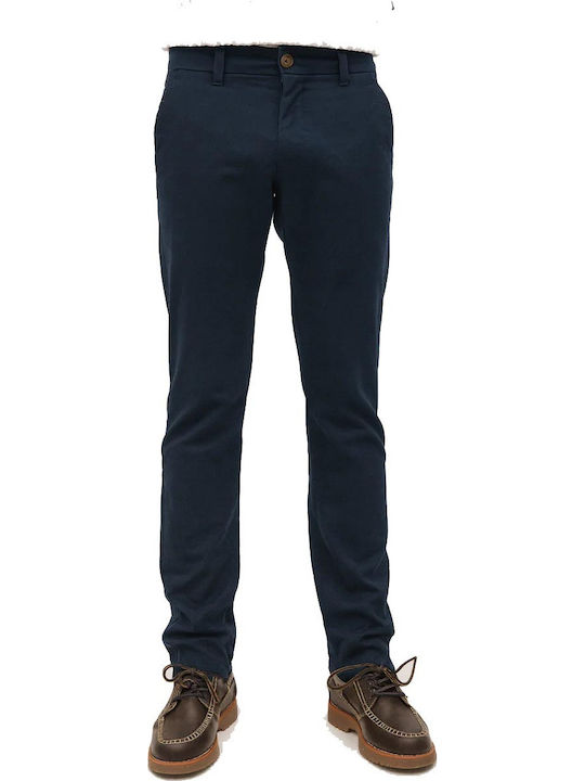 Edward Jeans Панталон Чино Еластичен Blue