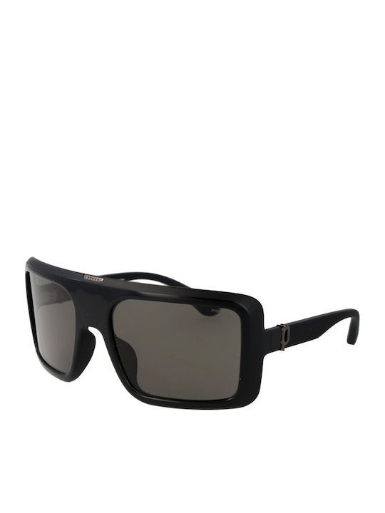 Police Men's Sunglasses with Black Plastic Frame and Black Lens SPLF62M 07V4