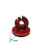 Handmade Lucky Charm Pomegranate Ceramic 10x9cm 1pcs
