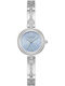 Guess Crystals Γυναικείο Ρολόι 27mm Μπαταρίας με Γκρι Μεταλλικό Μπρασελέ