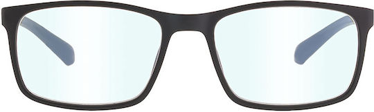Brilo Men's Reading Glasses +1.00 in Gray color BR555BLA/GREY1.00