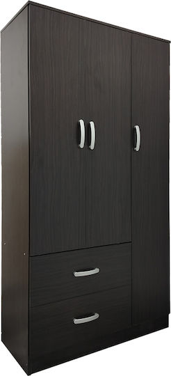 Тройна врата Гардероб Lego Wenge Shade 90x42x180см