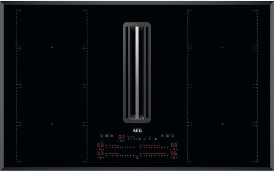AEG Induction Cooktop Autonomous with Hood 83x51.5εκ.