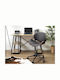 The Home Deco Factory Reno Office Chair with Adjustable Arms Grey