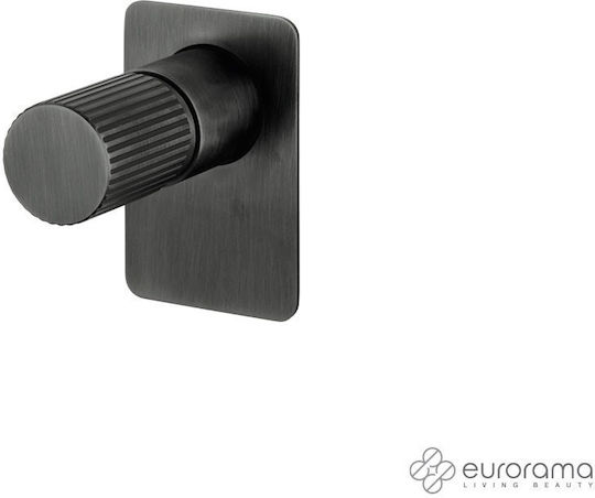 Eurorama Μίκτης Μπαταρίας Εντοιχισμού για Ντουζιέρα 1 Εξόδου