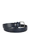 Men's Belt Leather Blue