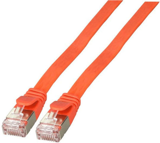 EFB Flat U/FTP (STP) Cat.6a Ethernet Network Cable 3m Red