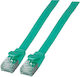EFB Flat U/FTP (STP) Cat.6a Ethernet Network Cable 5m Green