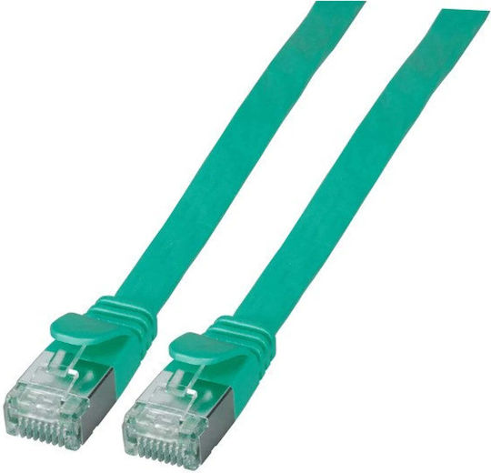 EFB Flat U/FTP (STP) Cat.6a Ethernet Network Cable 5m Green