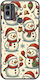 Festive Friends Schneemann Nokia C22 Schwarze Tpu Schwarze Silikon Handyhülle