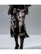 Satin Skirt Marrone