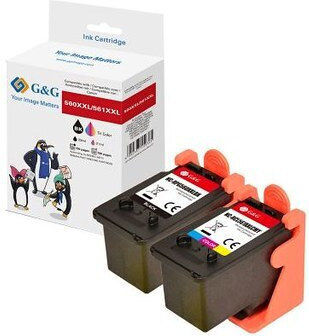G&G Compatible Inkjet Printer Ink Package Canon PG560XL/CL561XL Multiple (Color) 1pcs
