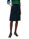 Midi Women's Skirt Blue