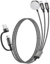 XO USB to Type-C / Lightning Cable 1.2m 249-0253