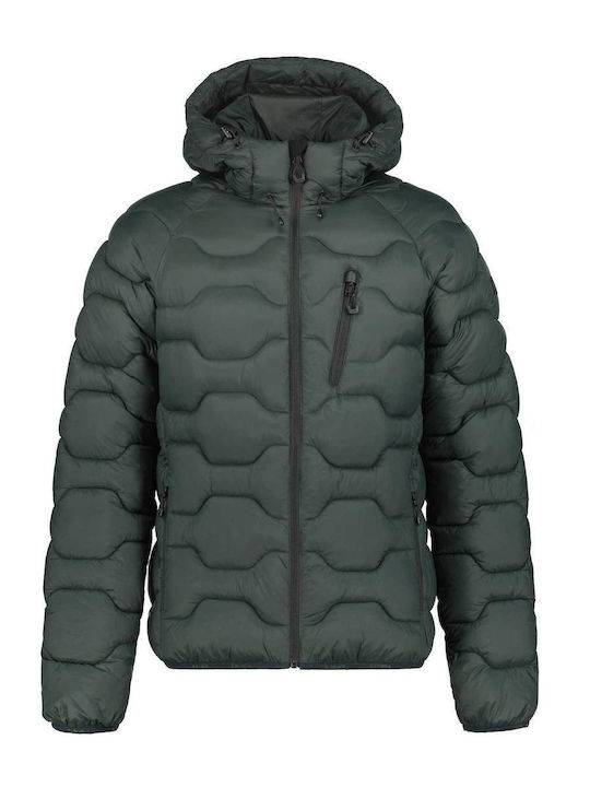 Jacket Waterproof and Windproof Branch Green
