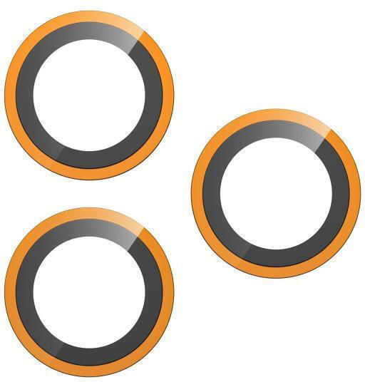 Devia Peak Camera Protection Tempered Glass Orange for the iPhone 16 Pro, 16 Pro Max, 17 Pro, 17 Pro Max