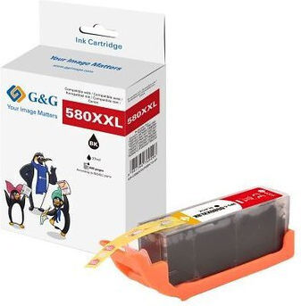 G&G Compatible Inkjet Printer Ink Canon PGI-580BK XXL Multiple (Color) 1pcs